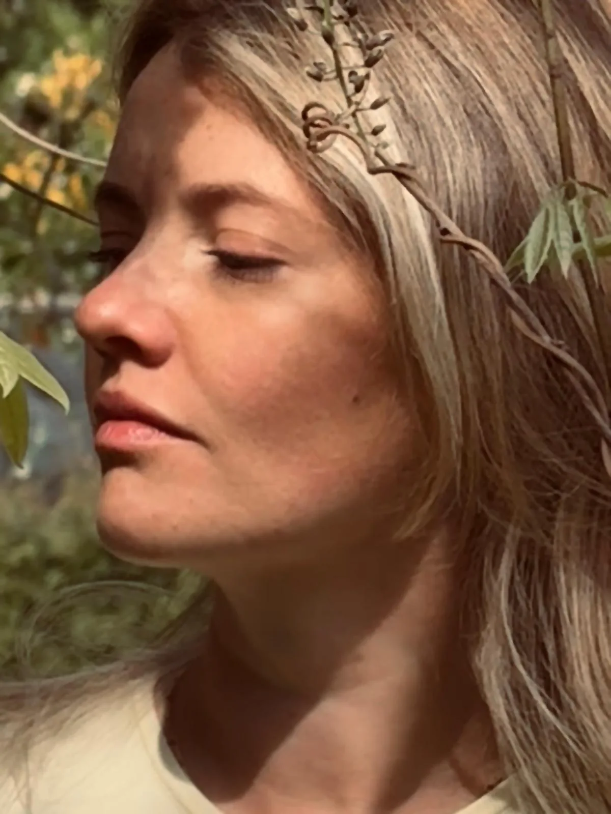 Portret in natuurlijk zonlicht